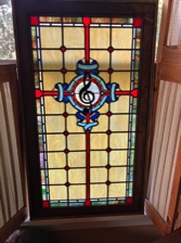 Doug Hunrt Stained Glass Treble clef